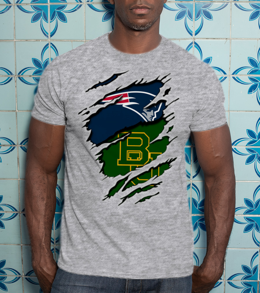 Patriots Baylor BU Logo Mashup T-Shirt