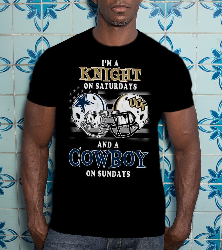I'm A Knight On Saturdays And A Cowboy On Sundays UCF Helmet And Star T-Shirt
