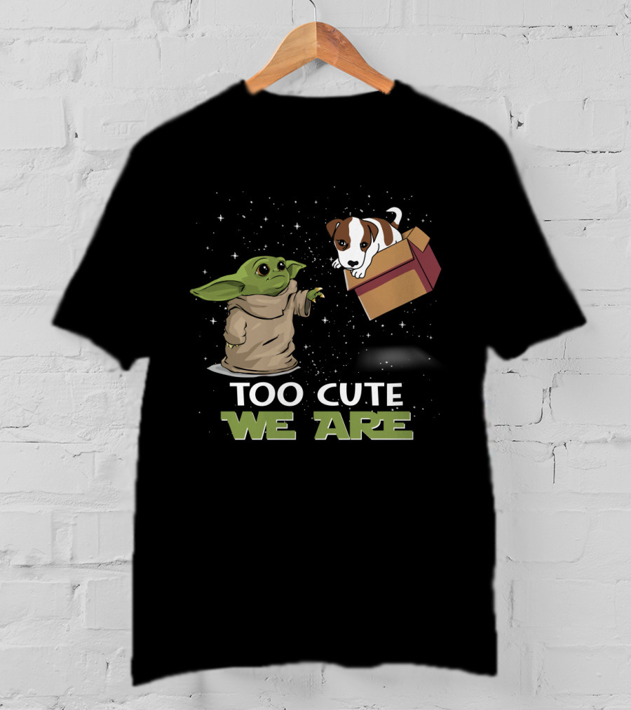 Baby Yoda Jack Russell Terrier Too Cute We Are T-Shirt