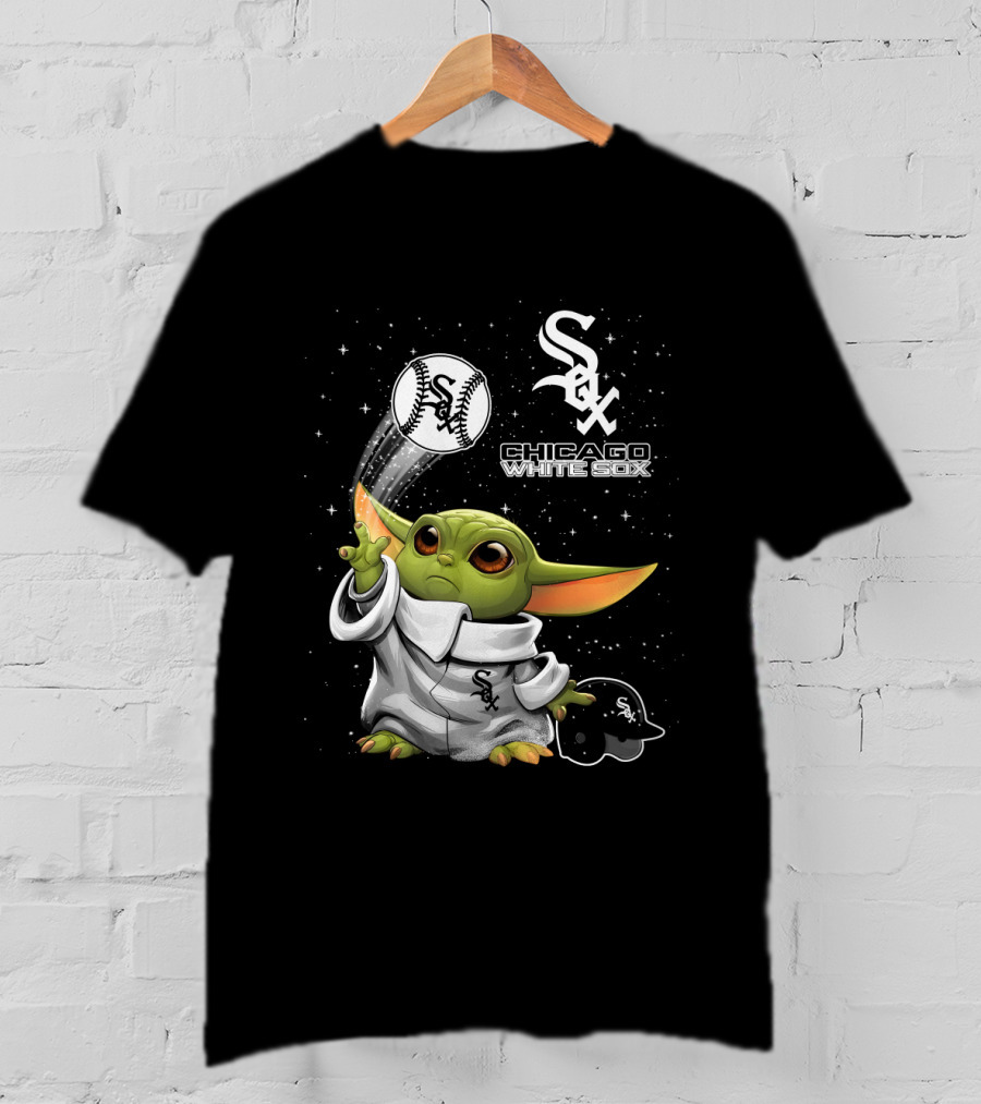 Chicago White Sox Star Wars Character Baseball Skills With Team T-Shirt