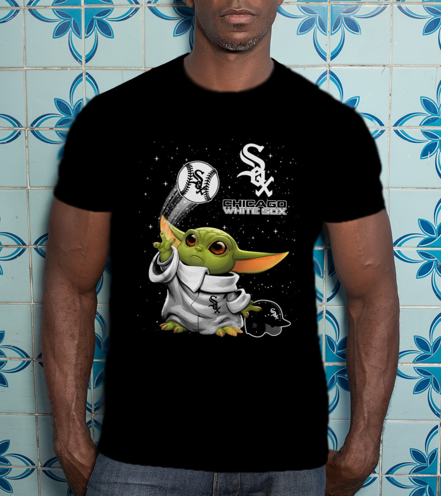 Chicago White Sox Star Wars Character Baseball Skills With Team T-Shirt