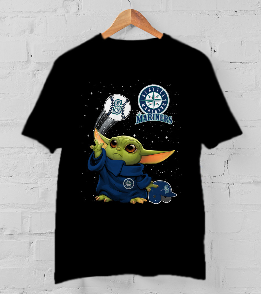 Seattle Mariners Yoda Baseball Magic T-Shirt