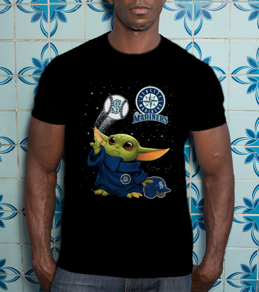 Seattle Mariners Yoda Baseball Magic T-Shirt