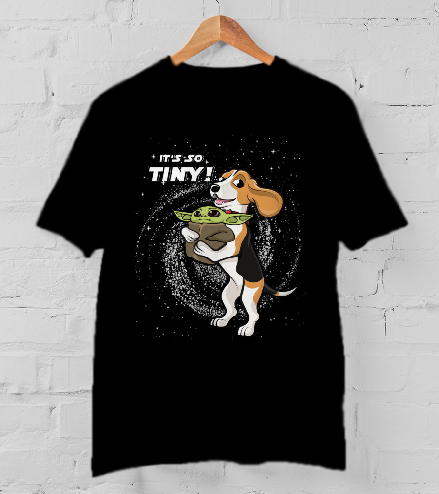 It's So Tiny Baby Yoda Beagle T-Shirt