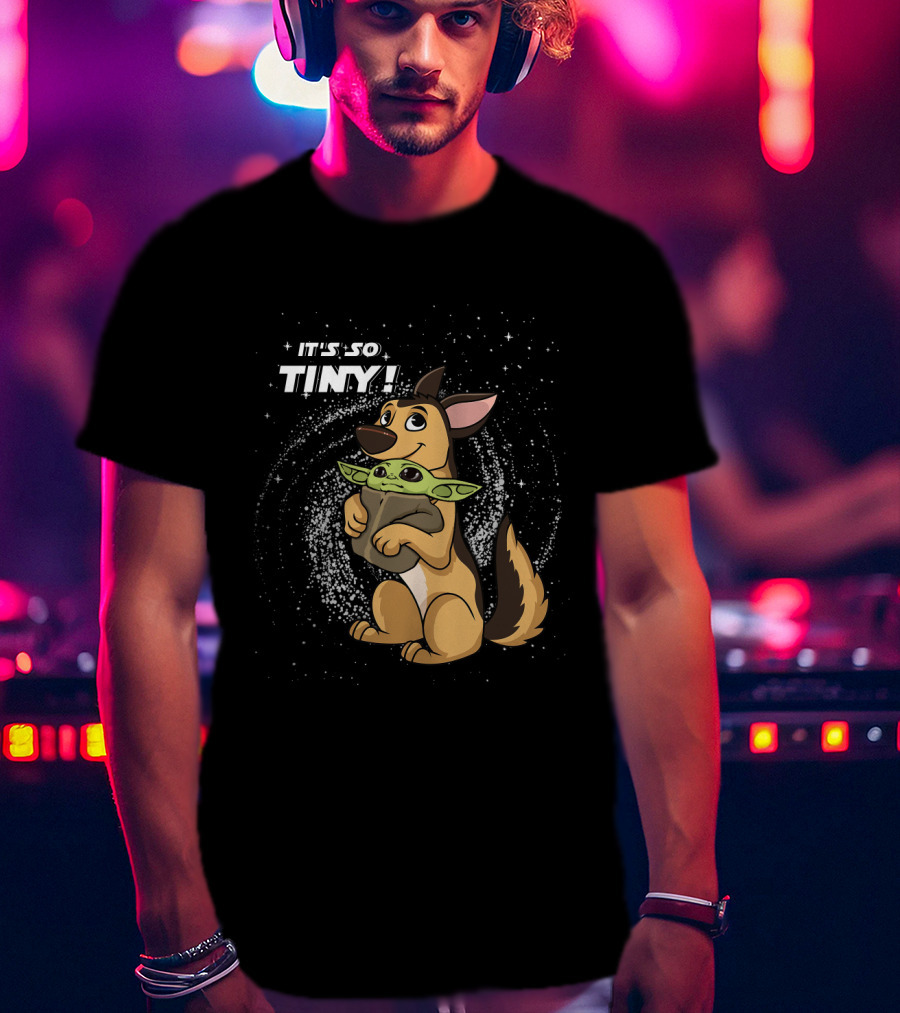 It's So Tiny Baby Yoda German Shepherd T-Shirt