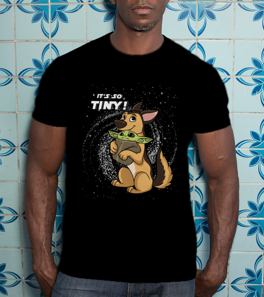It's So Tiny Baby Yoda German Shepherd T-Shirt
