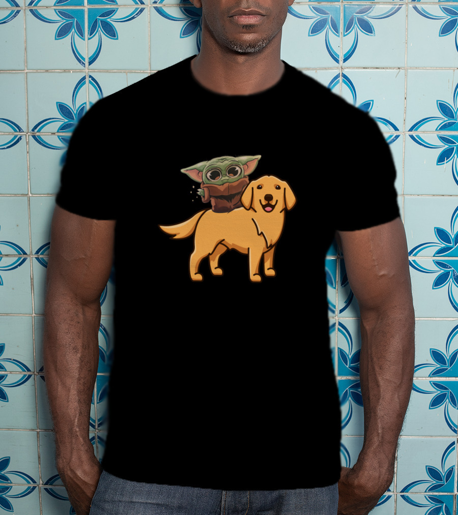 Grogu Golden Retriever T-Shirt