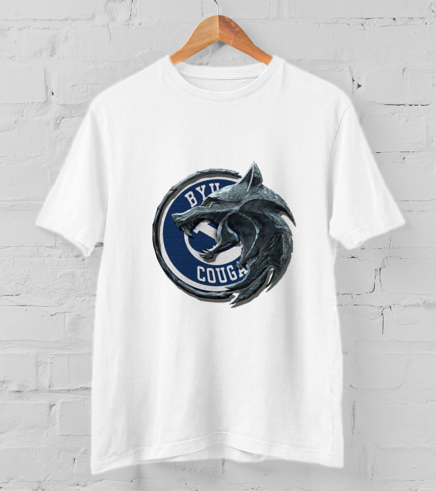 Byu Cougars Wolf Overlay Cht1Twnc2003 T-Shirt