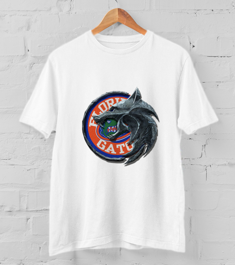 Florida Gators Game Of Thrones House Stark Emblem Mashup T-Shirt