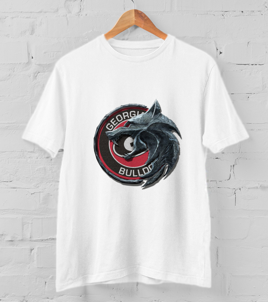 Georgia Bulldogs Fantasy Dragon Emblem Cht1Twnc2008 T-Shirt