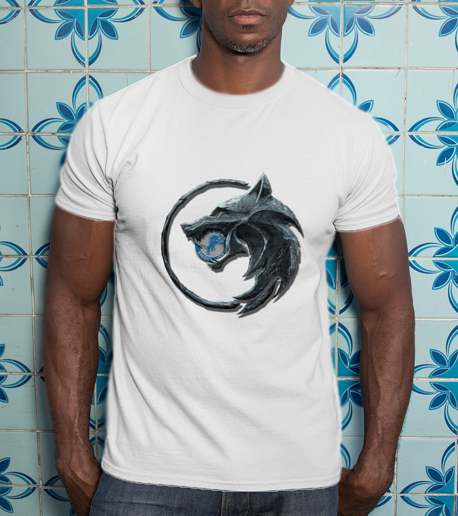 Detroit Lions Game Of Thrones Direwolf T-Shirt