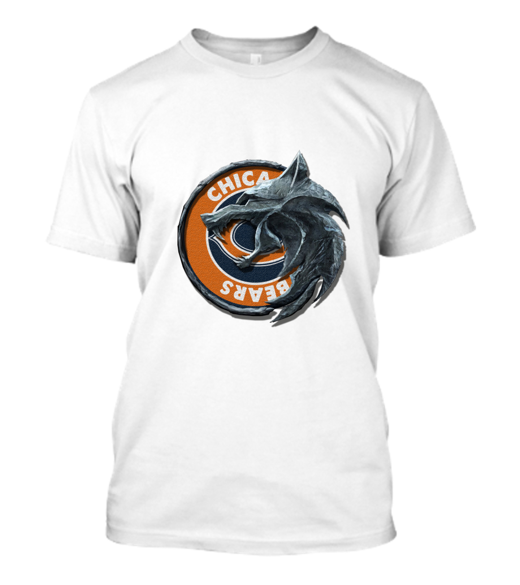 Chicago Bears 2006 Wolf Logo Nfl Crossover Cht1Twnfl2006 T-Shirt
