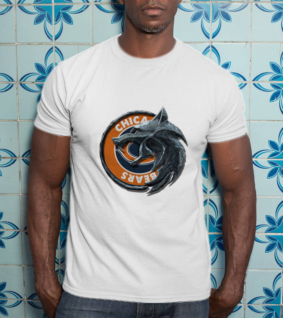 Chicago Bears 2006 Wolf Logo Nfl Crossover Cht1Twnfl2006 T-Shirt