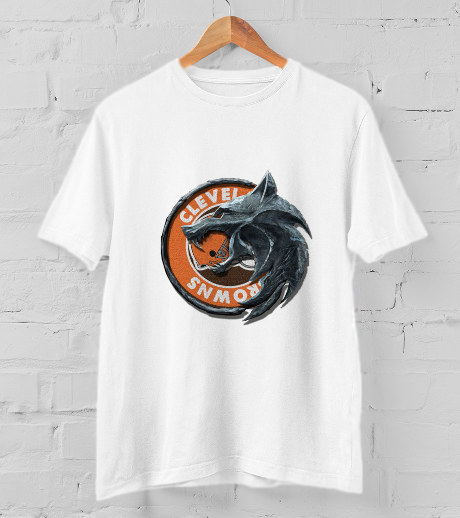 Cleveland Browns Wolf Emblem Nfl 2008 T-Shirt