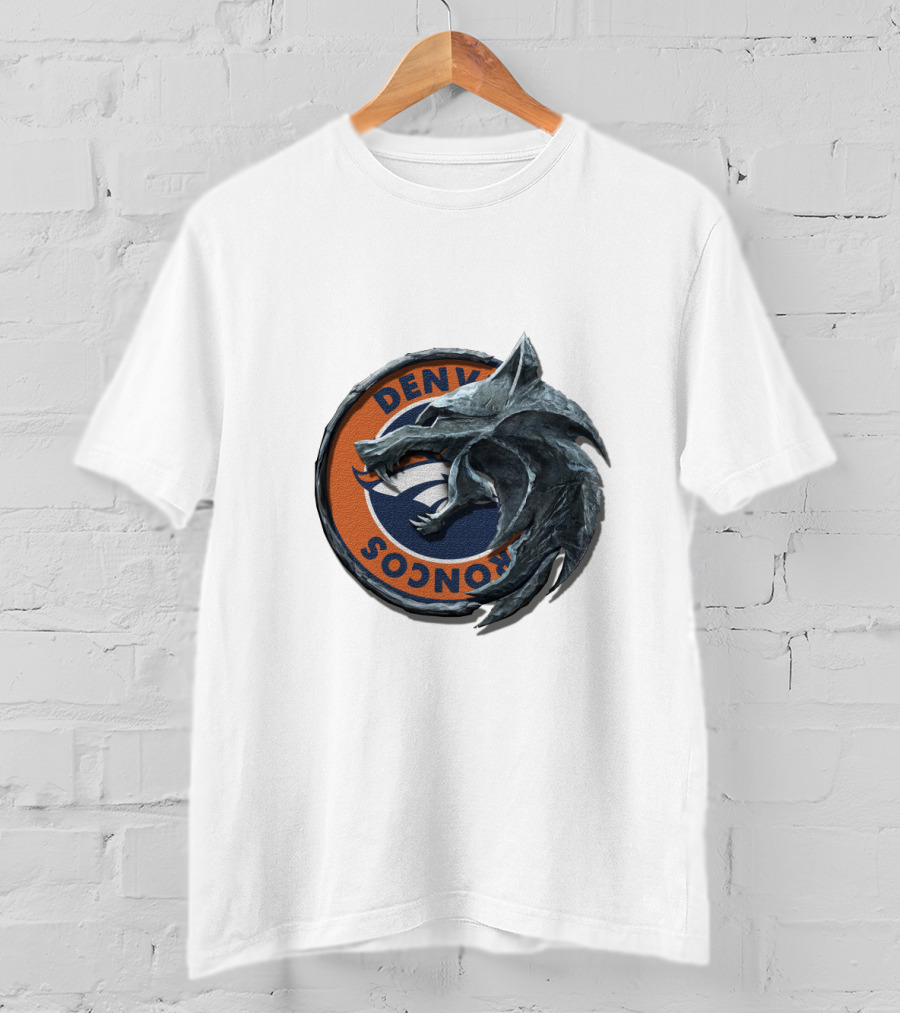 Denver Broncos Wolf Emblem Cht1Twnfl2010 T-Shirt