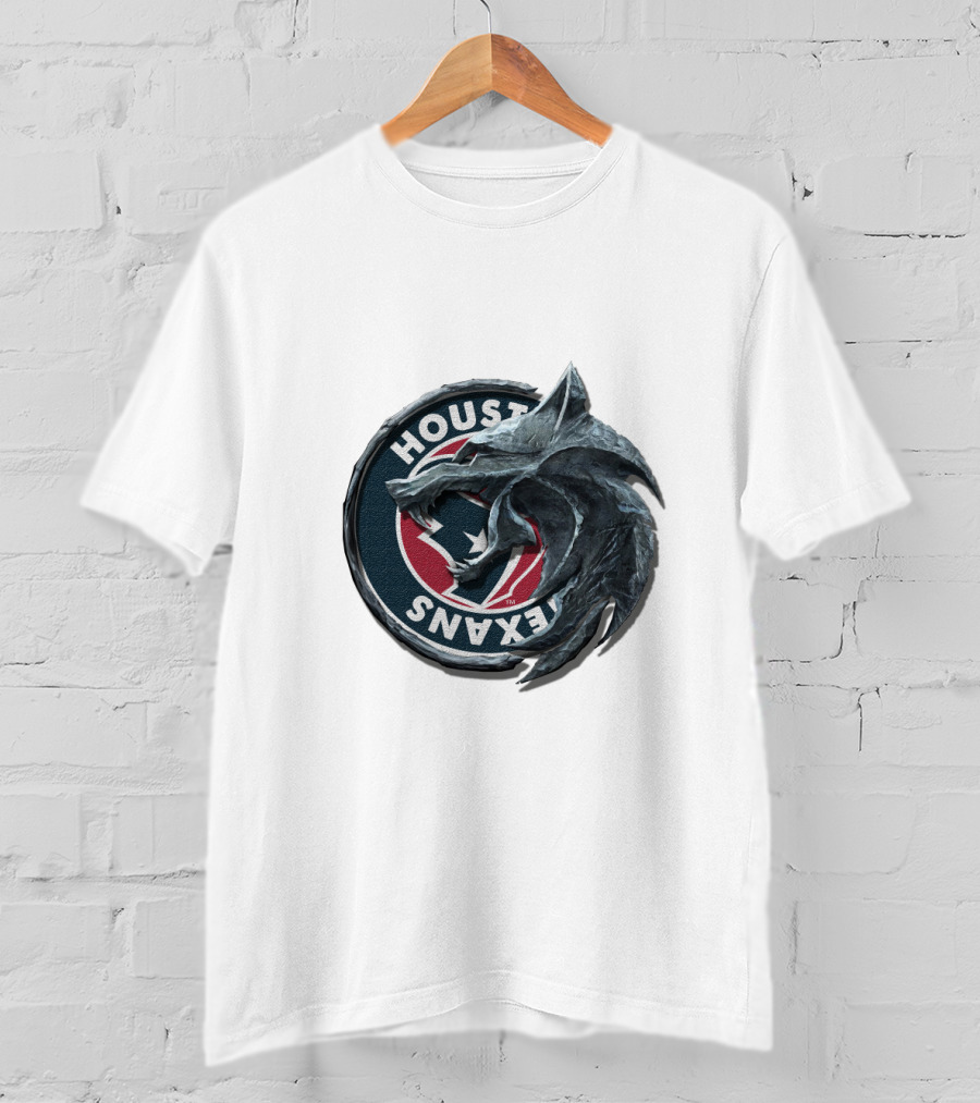 Houston Texans Wolf Hybrid Nfl 2013 T-Shirt