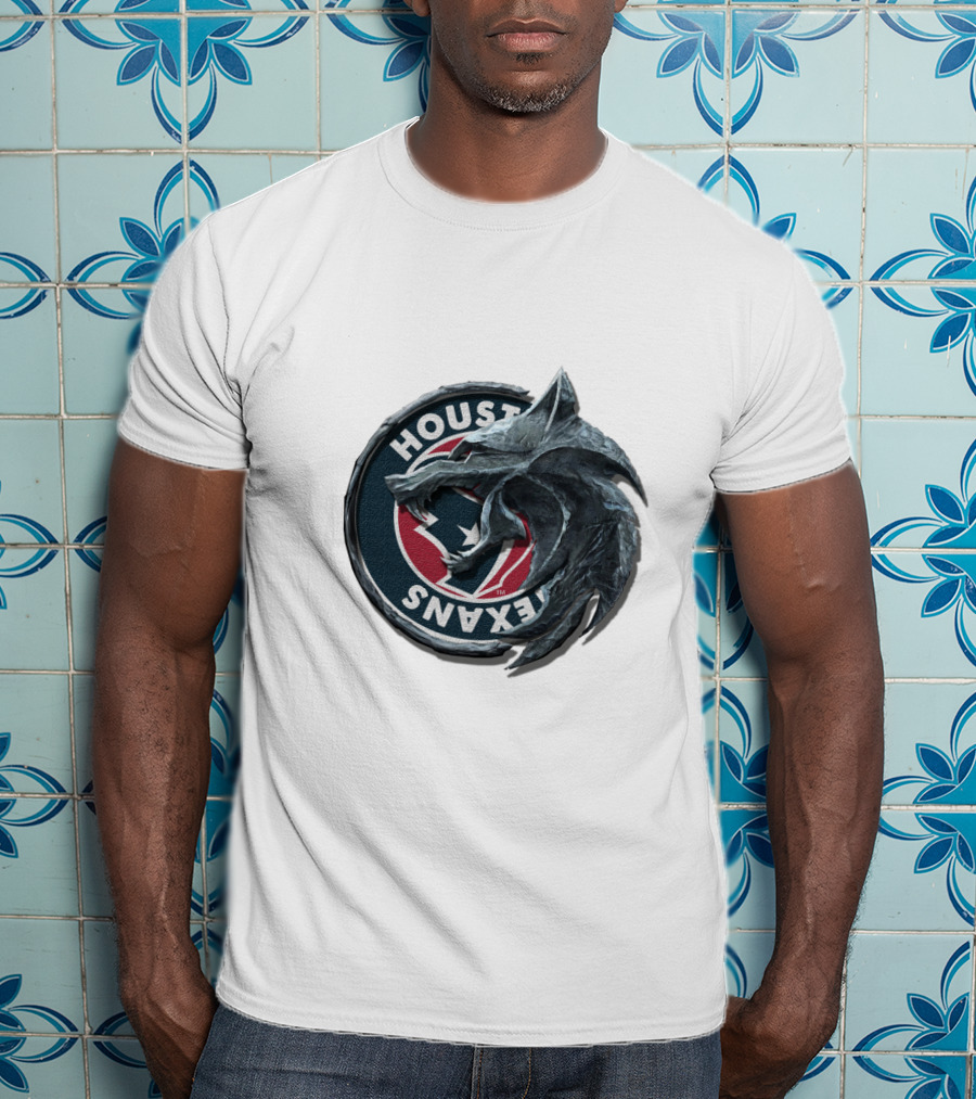 Houston Texans Wolf Hybrid Nfl 2013 T-Shirt