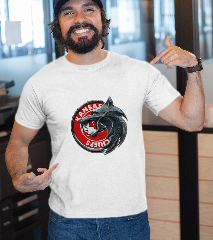 Kansas Chiefs Nfl Wolf Logo 2016 T-Shirt