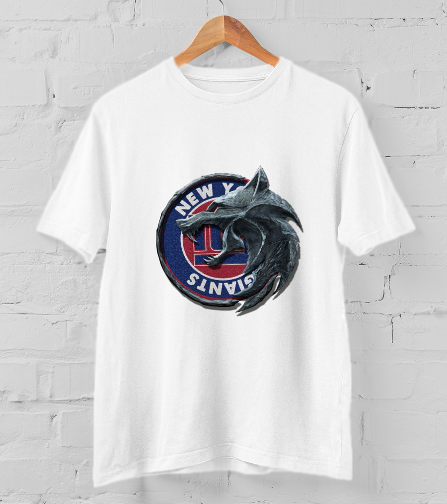 New York Giants Wolf Emblem Nfl Crossover Cht1Twnfl2023 T-Shirt