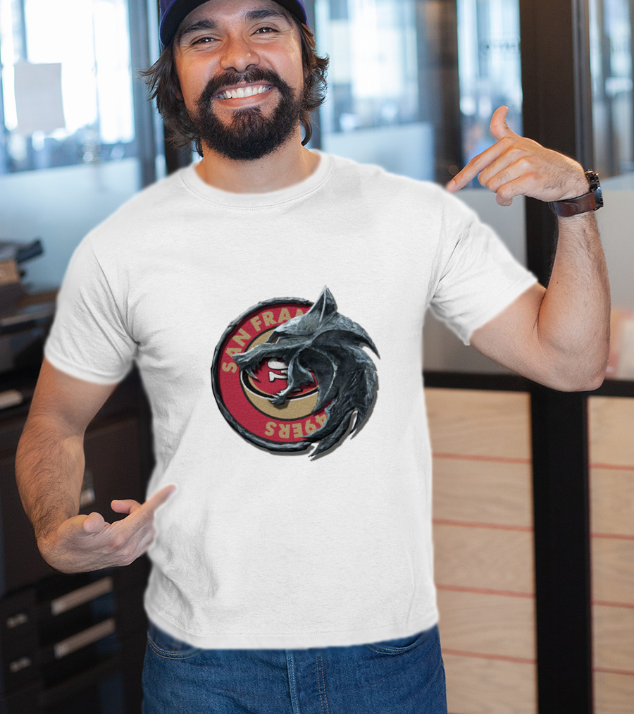 San Francisco 49ers Dragon Emblem Cht1Twnfl2027 T-Shirt