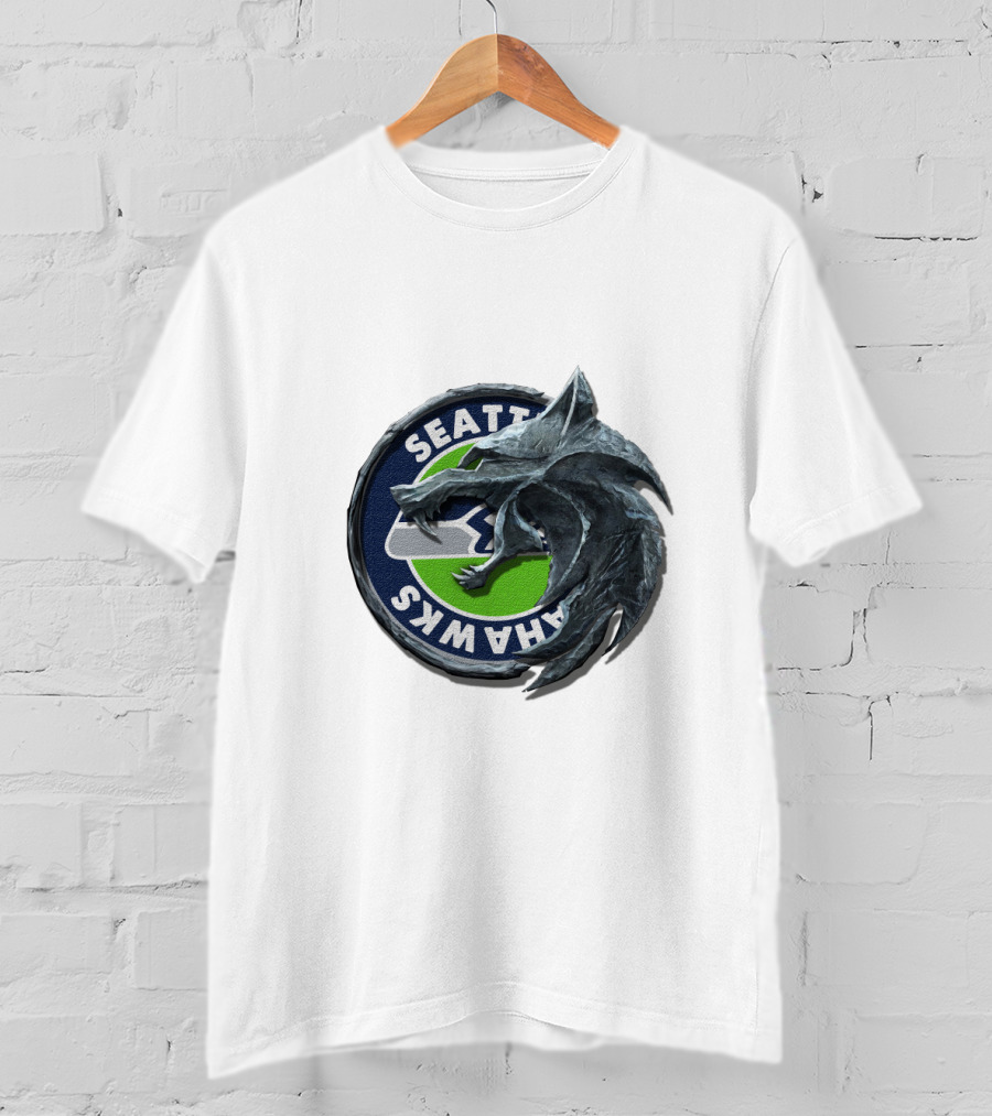 Seattle Seahawks Iconic Wolf Emblem Design Cht1Twnfl2028 T-Shirt