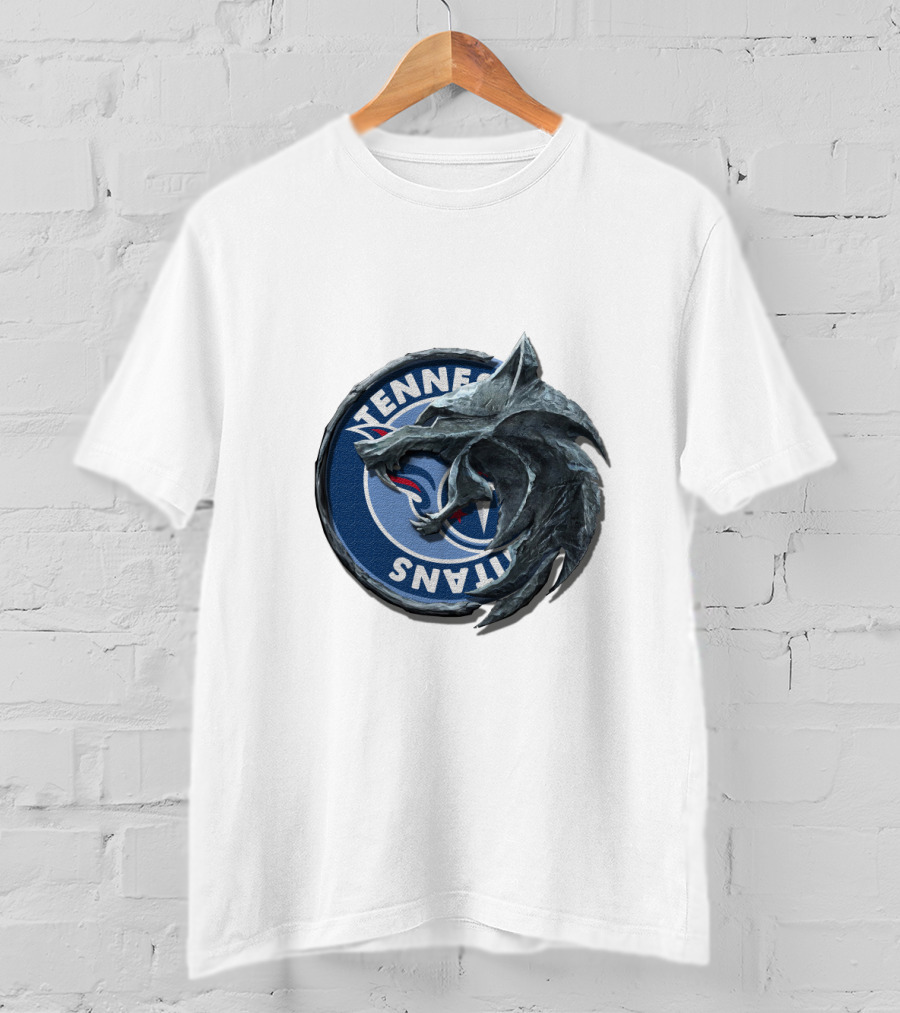 Tennessee Titans Wolf Emblem Cht1Twnfl2030 T-Shirt