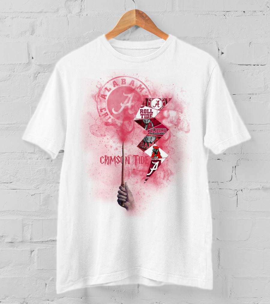 Alabama Crimson Tide Roll Tide Fan Art Chtnca1001 T-Shirt