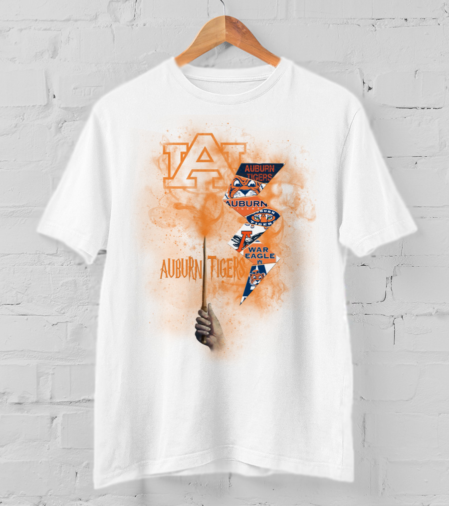Auburn Tigers War Eagle Fan Spirit With Auburn A Symbol T-Shirt