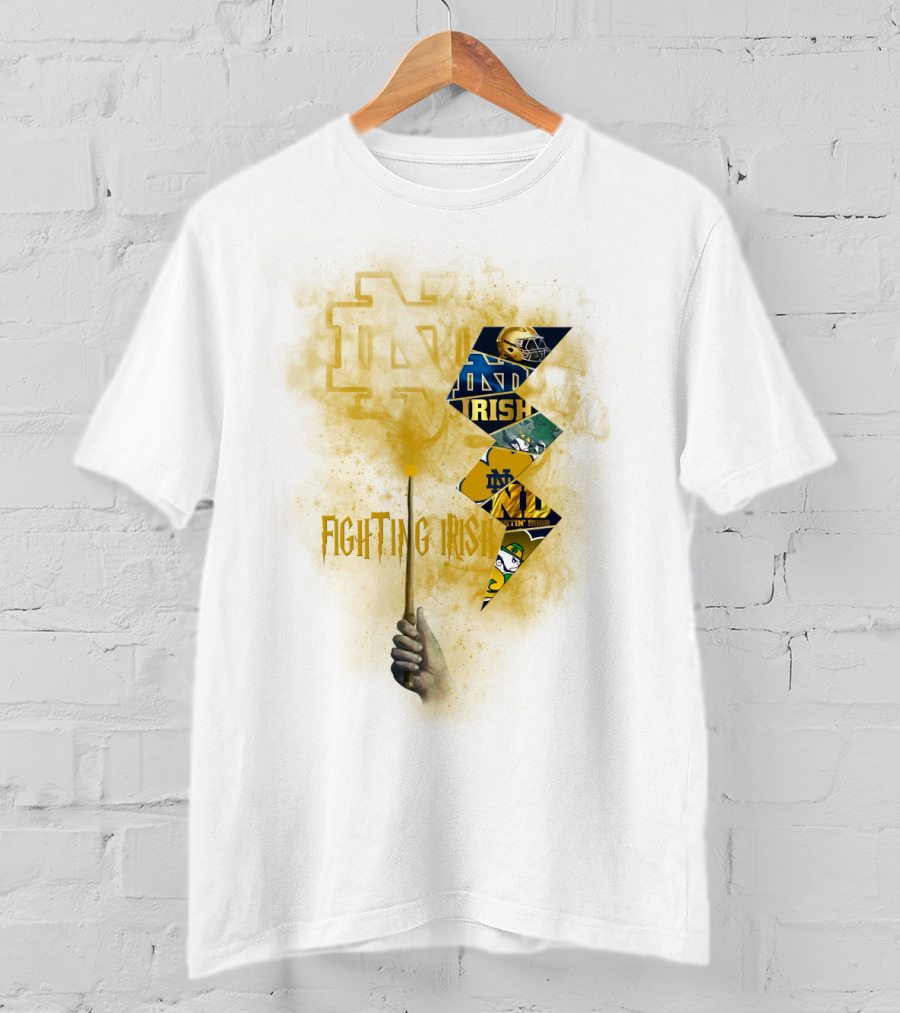 Fighting Irish Notre Dame Lightning Wand T-Shirt