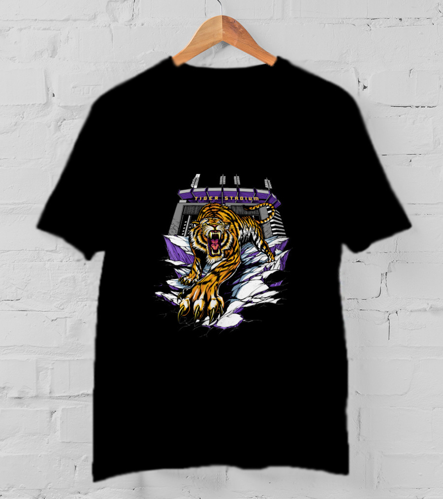 Tiger Stadium Roaring Tiger Breakthrough T-Shirt