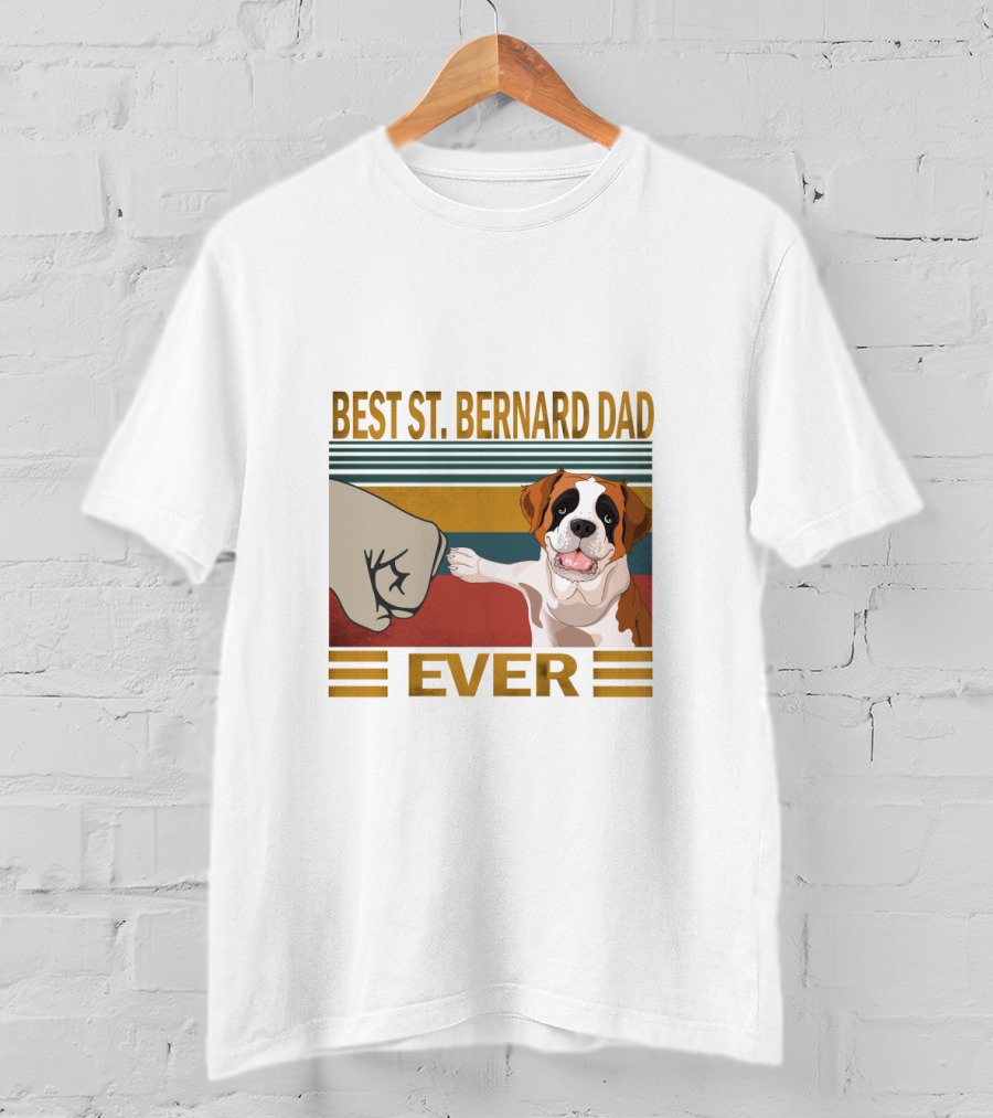 Best St. Bernard Dad Ever T-Shirt