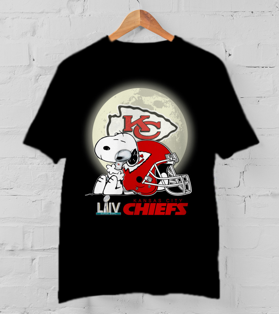 Snoopy Kansas City Chiefs Super Bowl Liv Kcc Chiefs T-Shirt
