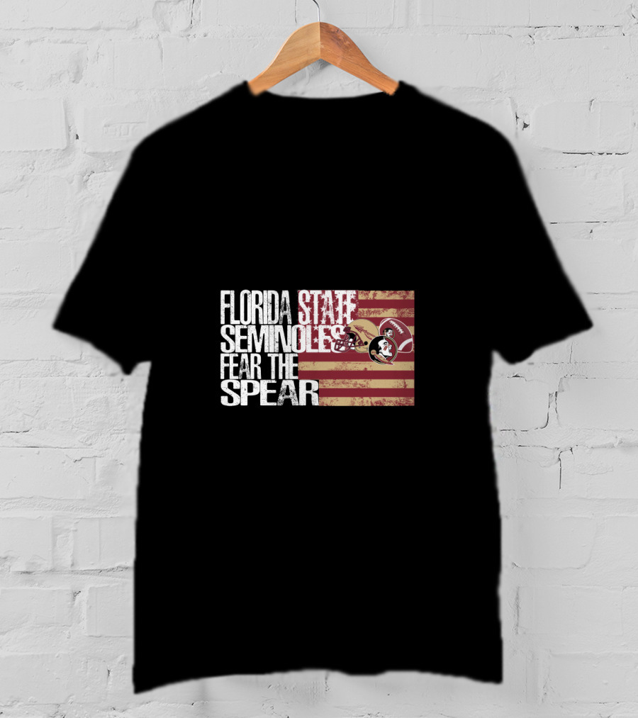 Florida State Seminoles Fear The Spear Flag T-Shirt