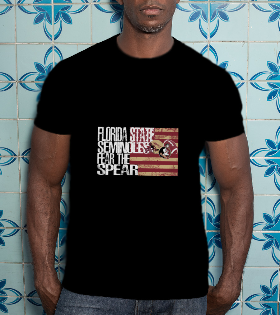 Florida State Seminoles Fear The Spear Flag T-Shirt