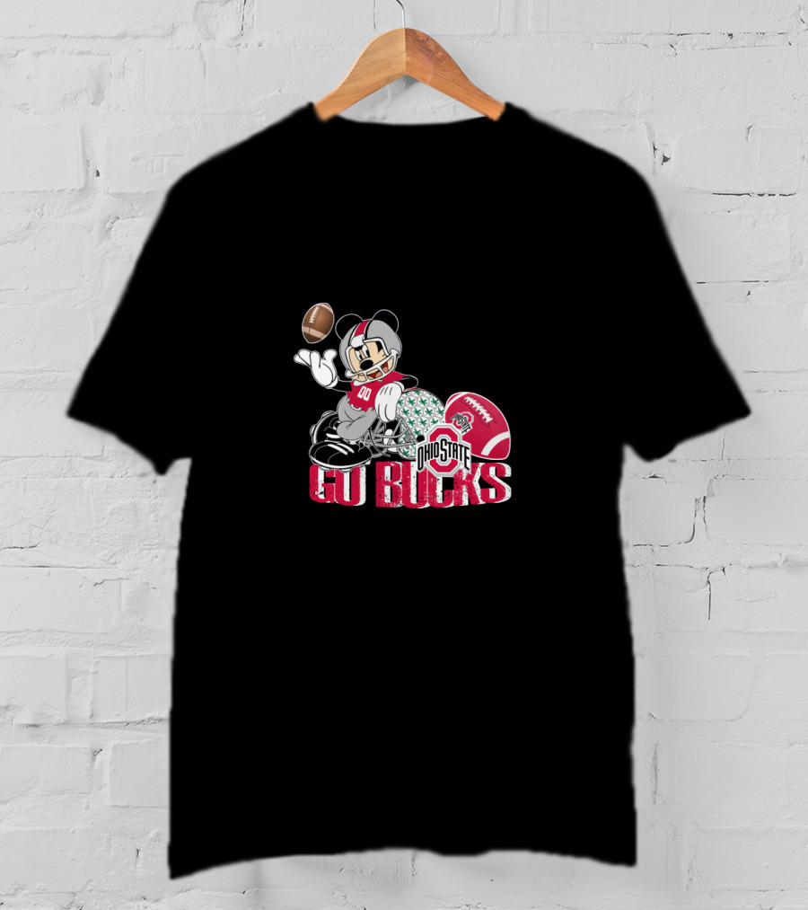 Ohio State Go Bucks Football Mickey Mouse Chtnca8019 T-Shirt