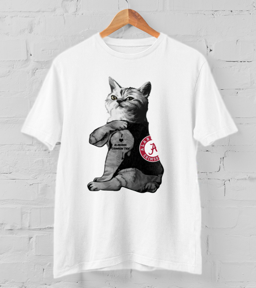 Alabama Crimson Tide Cat T-Shirt