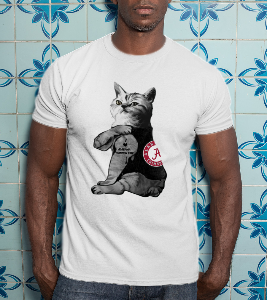 Alabama Crimson Tide Cat T-Shirt