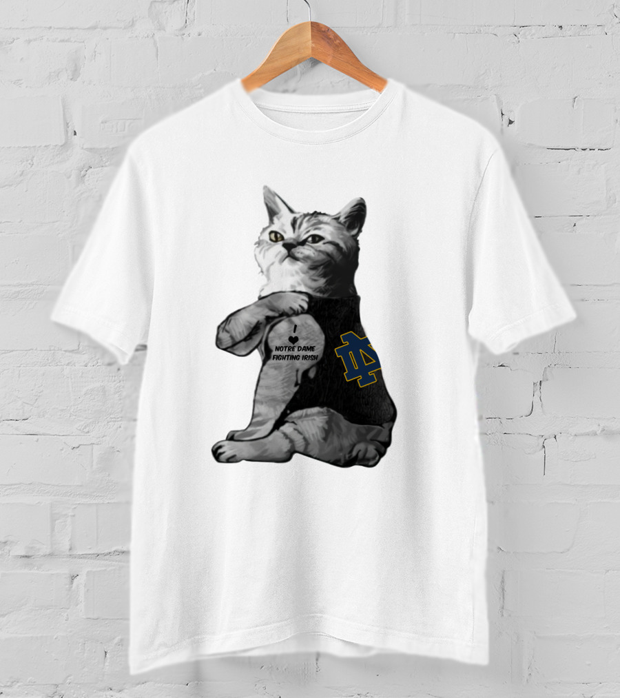 Notre Dame Fighting Irish Cat Nd T-Shirt