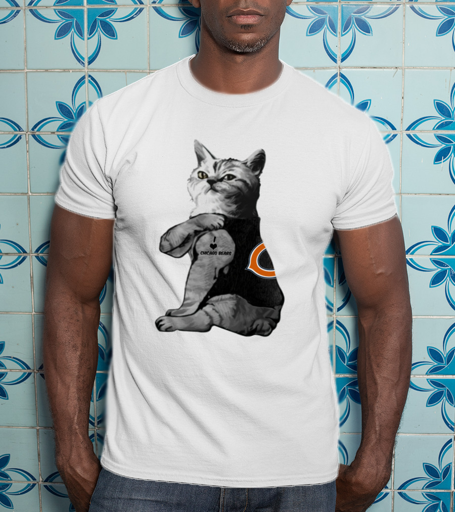 Chicago Bears Cat T-Shirt