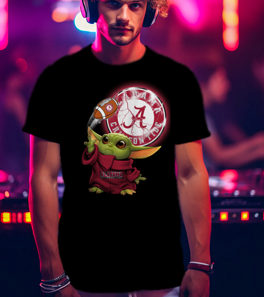 Alabama Crimson Tide Baby Alien Football Magic T-Shirt