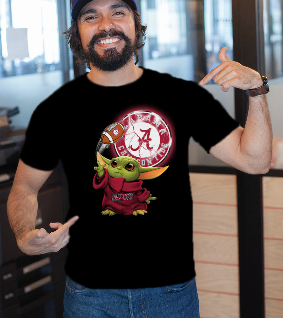 Alabama Crimson Tide Baby Alien Football Magic T-Shirt