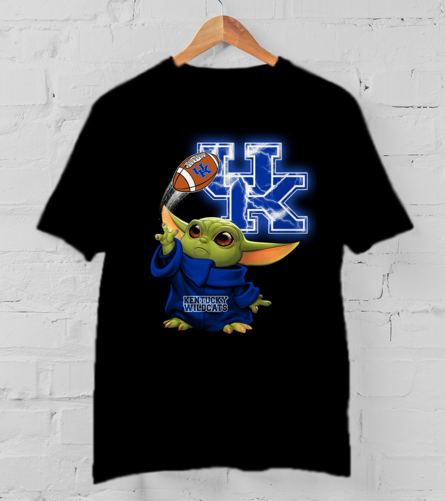 Kentucky Wildcats Football Uk Lightning Baby Alien T-Shirt