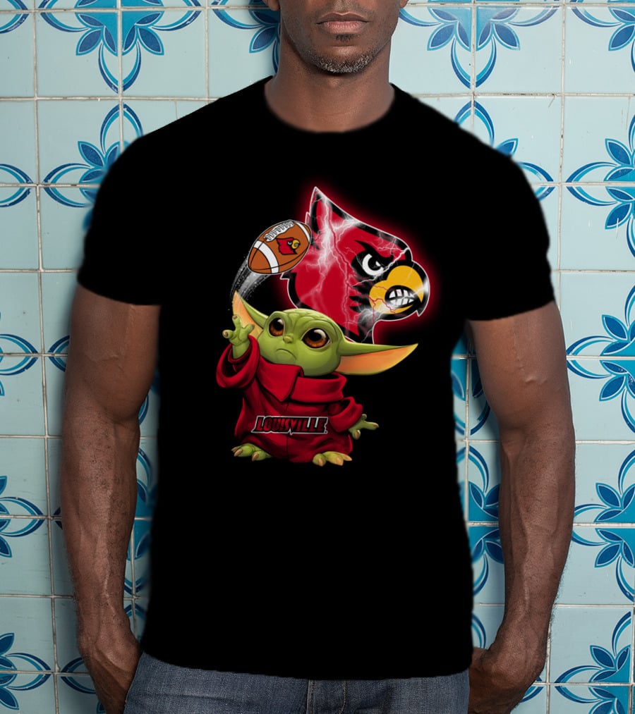 Louisville Cardinals Baby Alien Football Force Chtnca9013 T-Shirt