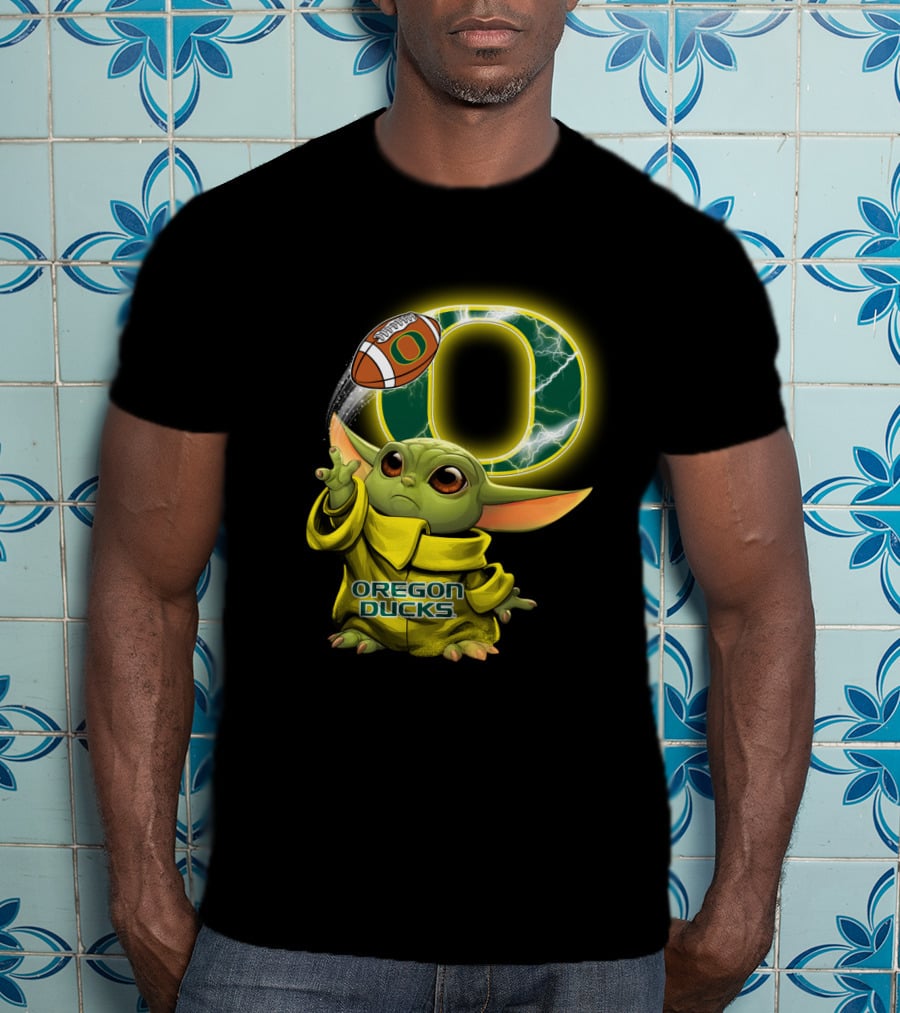 Oregon Ducks Baby Alien Football Force With Lightning 'Chtnca9022' T-Shirt
