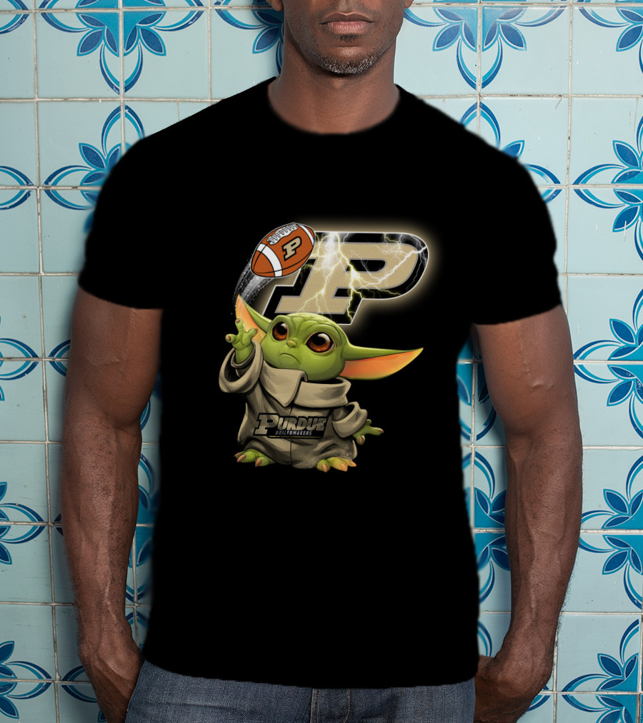 Purdue Boilermakers P Football Baby Alien T-Shirt