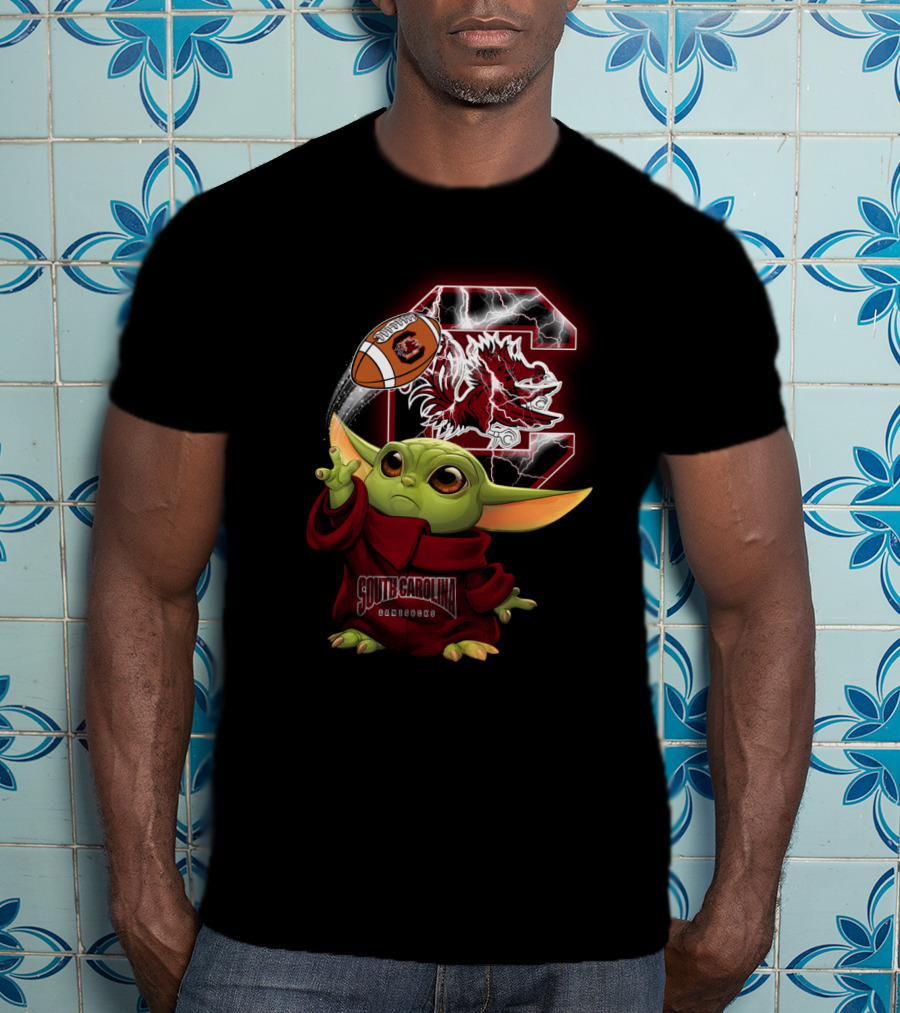 South Carolina Gamecocks Baby Alien Football T-Shirt
