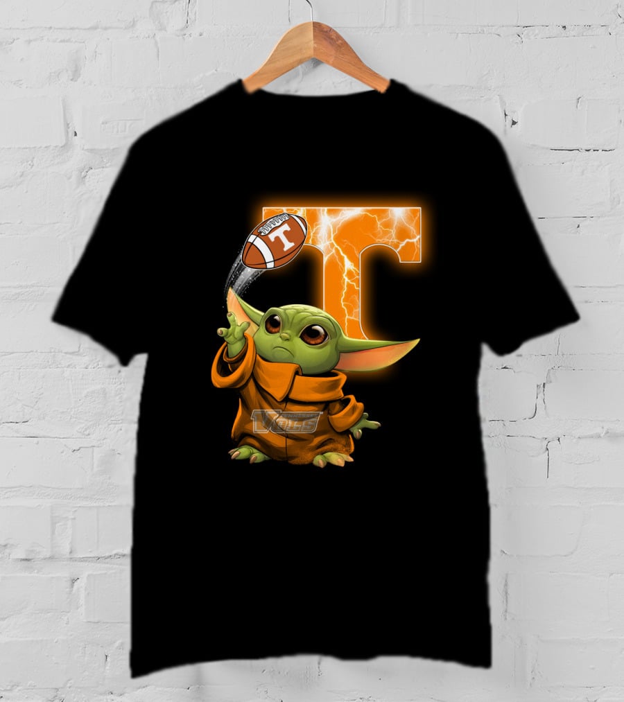 Tennessee Vols Grogu Football T T-Shirt