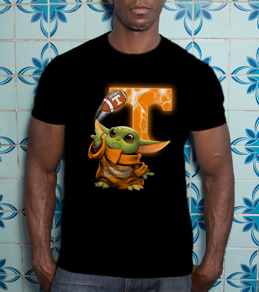 Tennessee Vols Grogu Football T T-Shirt