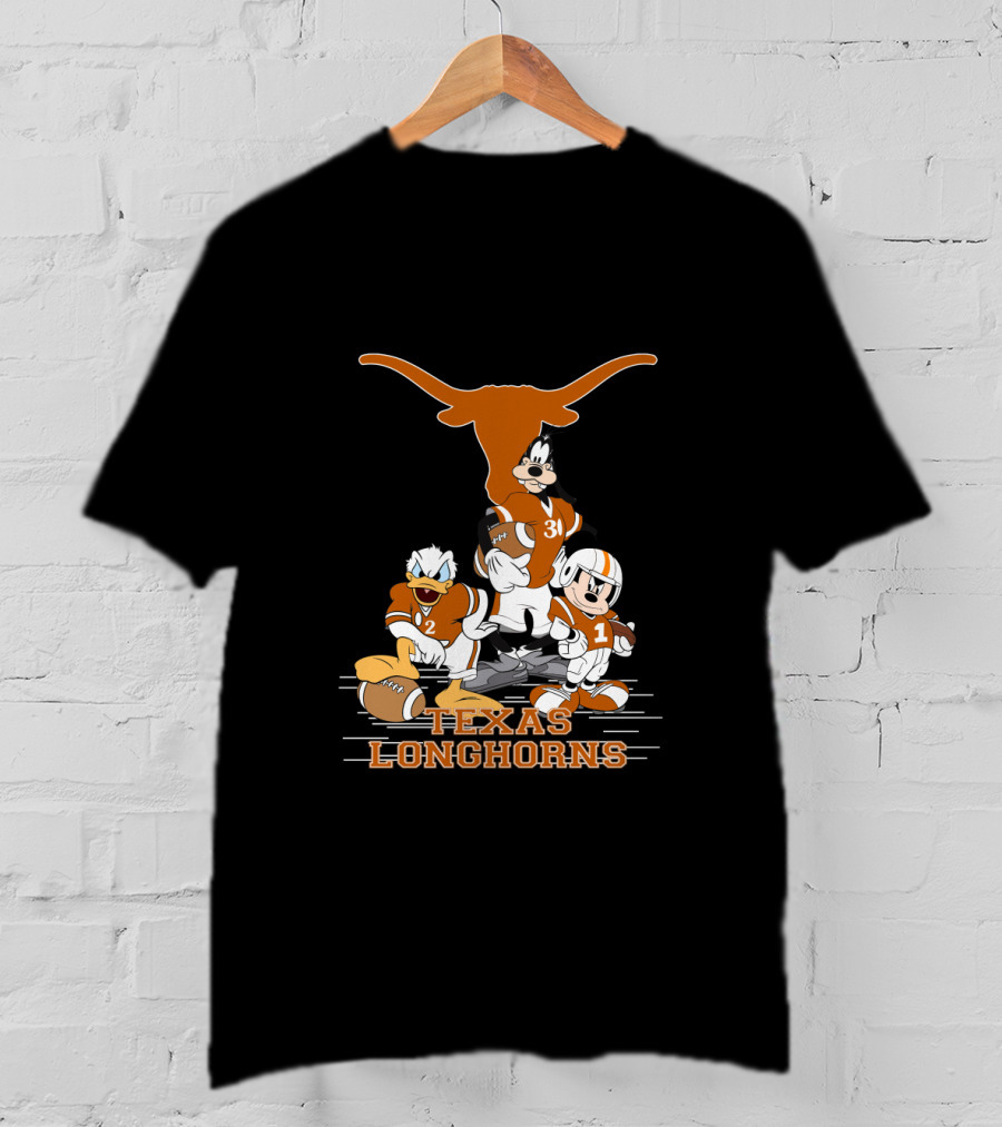 Texas Longhorns Football Characters T-Shirt