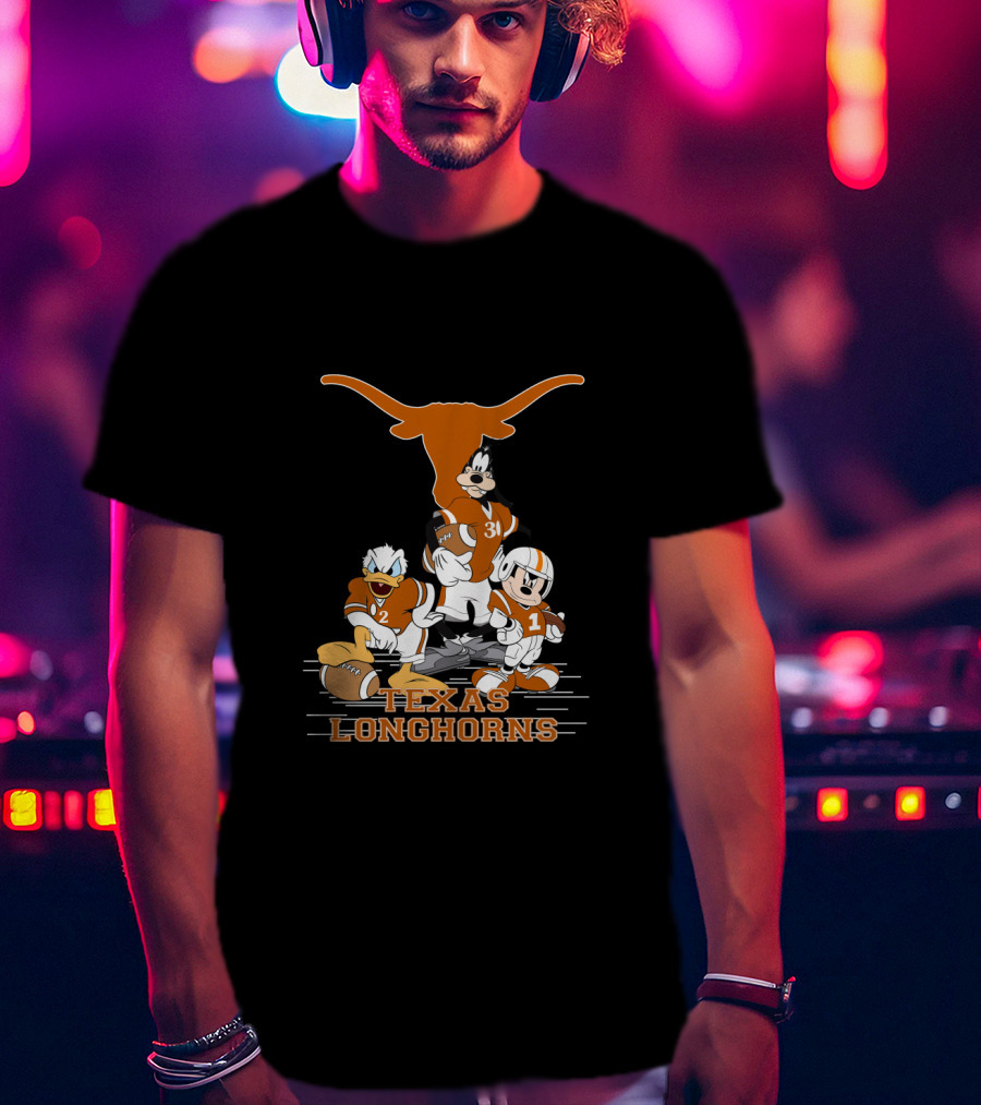 Texas Longhorns Football Characters T-Shirt
